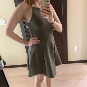 Skater dress textured